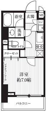 HF北四番丁レジデンスの間取り画像