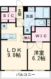 リアンレガーロ大牟田の間取り画像
