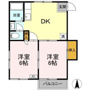 ビューハイツ松ヶ丘の間取り画像