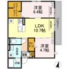 ケルサス湘南台の間取り画像
