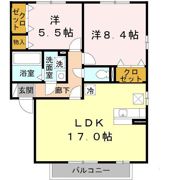 スカイフィールド A棟の間取り画像