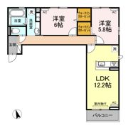シエルコートの間取り画像