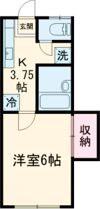 コーポヴィレッジの間取り画像