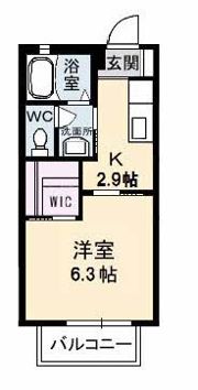 アンシャンテ 新田 B棟の間取り画像