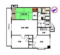 パティオ室見の間取り画像