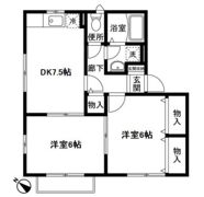 ベルエポック中央林間の間取り画像