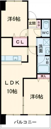グランドパレスNS-10の間取り画像