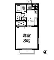 ディアコート Aの間取り画像