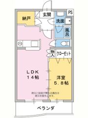 シャリルの間取り画像
