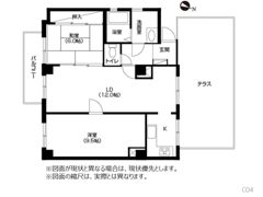 りりぱっとはうすの間取り画像