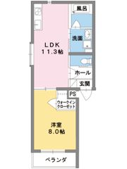 クレール ティエラの間取り画像