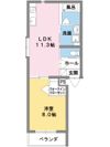クレール ティエラの間取り画像