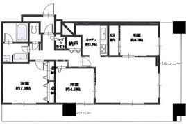 イニシア新川崎の間取り画像