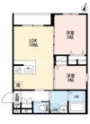 robot home 中央林間Ⅱの間取り画像