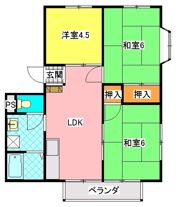 MTハイツの間取り画像