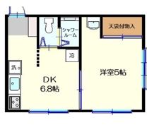 アイランドフラットⅠの間取り画像