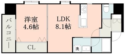 サムティ東谷山の間取り画像