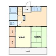 ヴァンヴェール藤江Ⅱ（ヴァンヴェールフジエツー）の間取り画像