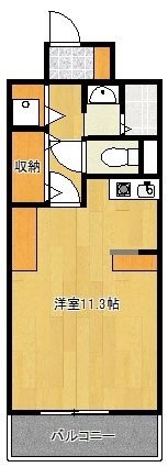 クレッセント駅前の間取り画像