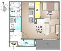 仮称）REGALEST 富田3の間取り画像