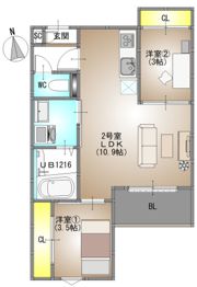 仮称）REGALEST 富田3の間取り画像