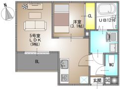 仮称）REGALEST 富田3の間取り画像