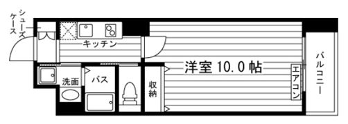 フォレスタ川崎医大東の間取り画像