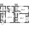 Casa本宿F棟の間取り画像