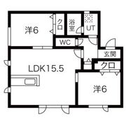 ラフォリア屯田Aの間取り画像