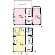 ハイムM1(禁煙物件)の間取り画像