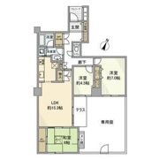パークシティ新川崎・東3番街F棟の間取り画像