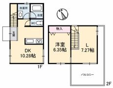 クロノス・ドエル Dの間取り画像