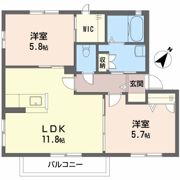 ヴェルデ八木の間取り画像