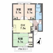ハイツ西光寺 A棟の間取り画像