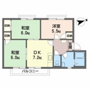 フレグランスKM E棟の間取り画像