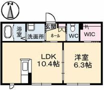 ハーブ上ヶ原IVの間取り画像