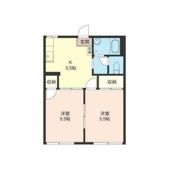 小山 コーポの間取り画像