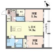 ディアコート Tの間取り画像
