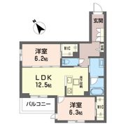 ディアコート Tの間取り画像