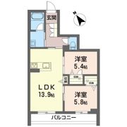 ディアコート Tの間取り画像