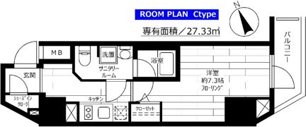 ステージファースト浅草橋の間取り画像