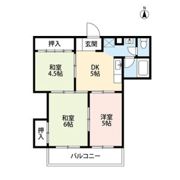 やすいコーポの間取り画像
