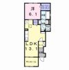 八街市アパートBの間取り画像
