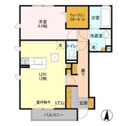 フェリエ Ⅲの間取り画像