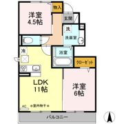 メゾンファミールの間取り画像