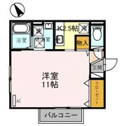 リビングタウン西都 Bの間取り画像