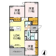 D-avance井田 A棟の間取り画像