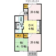 パールハイツⅡの間取り画像