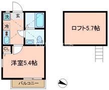 ココハイム鶴見の間取り画像