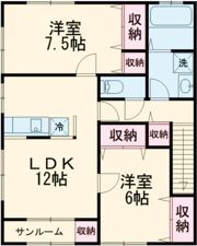 クオーレ天野の間取り画像